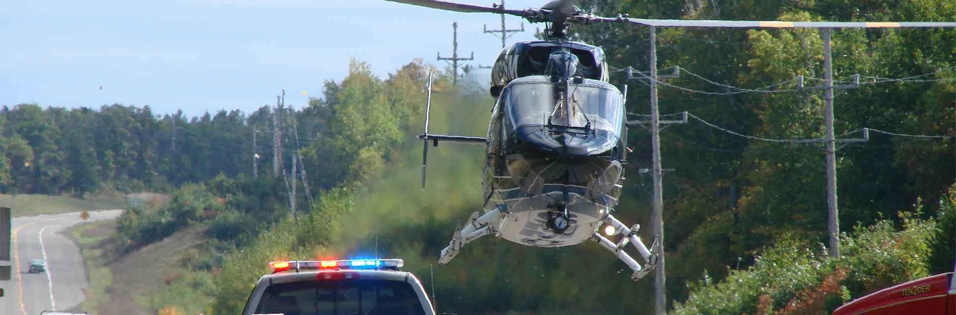 Douglas County Sheriff helicopter.
